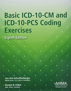 Get EPUB KINDLE PDF EBOOK Basic ICD-10-CM and ICD-10-PCS Coding Exercises by  Lou Ann Schraffenberge