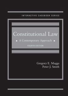 Read [PDF EBOOK EPUB KINDLE] Constitutional Law: A Contemporary Approach (Interactive Casebook Serie