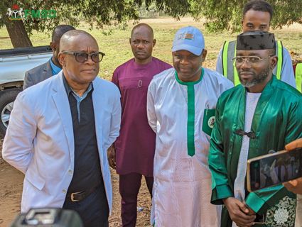 SPORTS MINISTER EXTOLS AFRIKING HOMES LTD. FOR SUCCESSFUL HANDOVER OF ABUJA TRAINING PITCH.