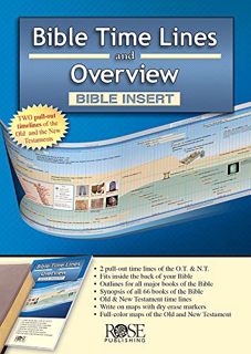 VIEW [PDF EBOOK EPUB KINDLE] Bible Time Lines and Overview - Bible Insert (Ultra-Slim Bible Tools) b