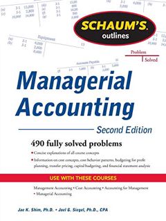 [Access] [EBOOK EPUB KINDLE PDF] Schaum's Outline of Managerial Accounting, 2nd Edition (Schaum's Ou