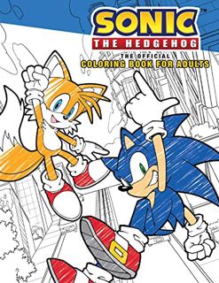 Get KINDLE PDF EBOOK EPUB Sonic the Hedgehog: The Official Adult Coloring Book by  Insight Editions