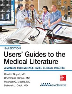 Read PDF EBOOK EPUB KINDLE Users' Guides to the Medical Literature: A Manual for Evidence-Based Clin
