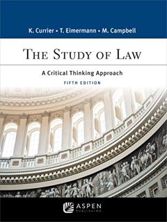 [READ] EPUB KINDLE PDF EBOOK The Study of Law: A Critical Thinking Approach (Aspen College) by  Kath