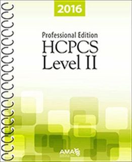 Get PDF EBOOK EPUB KINDLE HCPCS 2016 Level II Professional Edition (Hcpcs Level II (American Medical