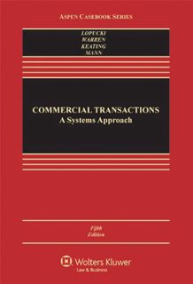 [ACCESS] [PDF EBOOK EPUB KINDLE] Commercial Transactions: A Systems Approach, Fifth Edition (Aspen C