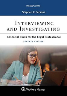 [VIEW] KINDLE PDF EBOOK EPUB Paralegal Series Interviewing and Investigating: Essentials Skills for