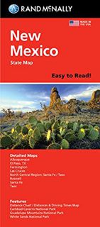 [VIEW] PDF EBOOK EPUB KINDLE Rand McNally Easy To Read Folded Map: New Mexico State Map by  Rand McN