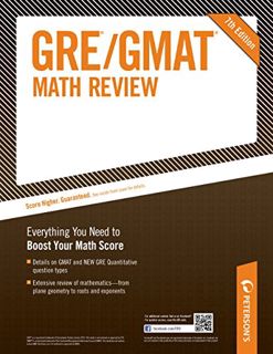[Access] [PDF EBOOK EPUB KINDLE] GRE/GMAT Math Review (Peterson's GRE/GMAT Math Review) by  Peterson