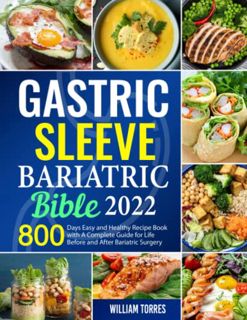 [GET] EPUB KINDLE PDF EBOOK Gastric Sleeve Bariatric Bible 2022: 800 Days Easy and Healthy Recipe Bo