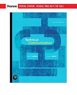 Access EPUB KINDLE PDF EBOOK Technical Communication [RENTAL EDITION] by unknown ✓