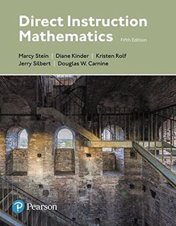 GET EPUB KINDLE PDF EBOOK Direct Instruction Mathematics by  Marcy Stein,Diane Kinder,Jerry Silbert,