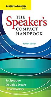 Read EPUB KINDLE PDF EBOOK The Speaker's Compact Handbook (Cengage Advantage Books) by  Jo Sprague,D