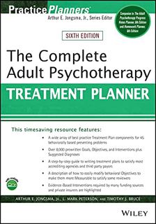 View EPUB KINDLE PDF EBOOK The Complete Adult Psychotherapy Treatment Planner (PracticePlanners) by