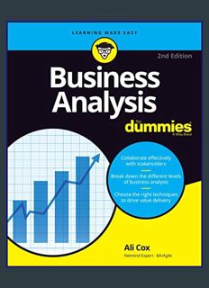 Download Online Business Analysis For Dummies (For Dummies-Business & Personal Finance)     2nd Edi