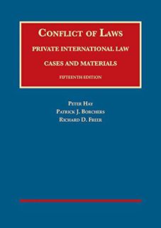 Read [EBOOK EPUB KINDLE PDF] Conflict of Laws, Private International Law, Cases and Materials (Unive