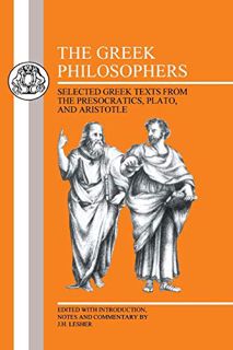[View] [KINDLE PDF EBOOK EPUB] The Greek Philosophers: Selected Greek Texts from the Presocratics, P