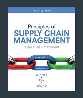 Epub Kndle Principles of Supply Chain Management: A Balanced Approach     5th Edition