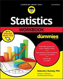 ACCESS [EBOOK EPUB KINDLE PDF] Statistics Workbook For Dummies with Online Practice by  Deborah J. R