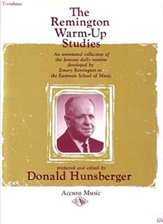[Read] [EBOOK EPUB KINDLE PDF] Remington Warm-Up Studies for Trombone by  Donald Hunsberger 📑
