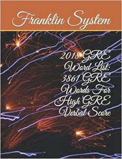 Read EBOOK EPUB KINDLE PDF 2018 GRE Word List: 3861 GRE Words For High GRE Verbal Score by Franklin