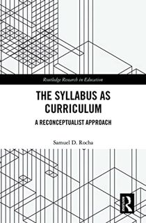 [View] EBOOK EPUB KINDLE PDF The Syllabus as Curriculum: A Reconceptualist Approach (Studies in Curr