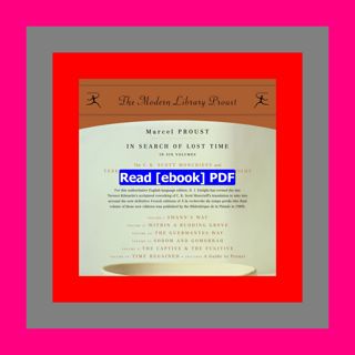 [Read] [PDF] In Search of Lost Time  by Marcel Proust