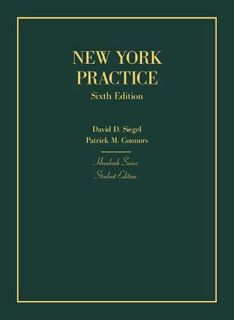 [GET] KINDLE PDF EBOOK EPUB New York Practice, Student Edition (Hornbooks) by  Patrick Connors 🗃️