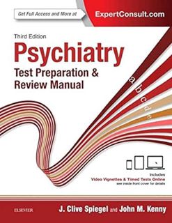 [GET] [EPUB KINDLE PDF EBOOK] Psychiatry Test Preparation and Review Manual E-Book by John M. Kenny,