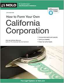 READ EBOOK EPUB KINDLE PDF How to Form Your Own California Corporation by Anthony Mancuso Attorney �