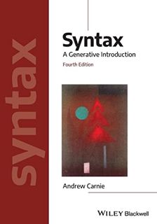 [Read] PDF EBOOK EPUB KINDLE Syntax (Introducing Linguistics) by  Andrew Carnie 📗