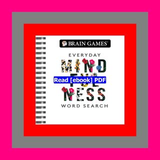 Read ebook [PDF] Brain Games - Everyday Mindfulness Word Search (White