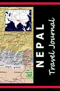 GET EBOOK EPUB KINDLE PDF Nepal Travel Journal (Map-Themed Travel Diaries) by  Noon Sun Handy Books
