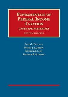VIEW [EBOOK EPUB KINDLE PDF] Fundamentals of Federal Income Taxation (University Casebook Series) by