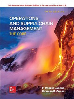 [Read] EPUB KINDLE PDF EBOOK ISE Operations and Supply Chain Management: The Core by  F. Robert Jaco