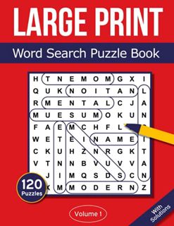 VIEW [KINDLE PDF EBOOK EPUB] Large Print Word Search Puzzle Book: Word Find Book with 120 Big Print