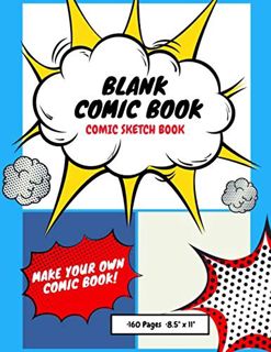[VIEW] EBOOK EPUB KINDLE PDF Blank Comic Book | Comic Sketch Book: Make Your Own Comic Book | 160 Pa