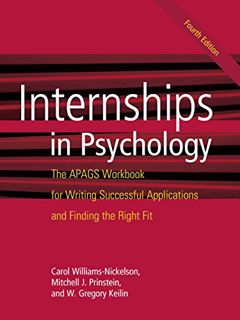 [READ] [KINDLE PDF EBOOK EPUB] Internships in Psychology: The APAGS Workbook for Writing Successful