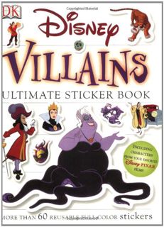 [VIEW] [EBOOK EPUB KINDLE PDF] Disney Villains (ULTIMATE STICKER BOOKS) by  DK 💔