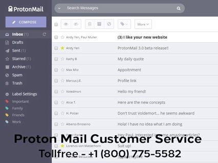 +1(800) 775-5582 Protonmail not working