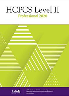 [ACCESS] [KINDLE PDF EBOOK EPUB] HCPCS 2020 Level II Professional Edition (HCPCS Level II (American