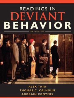 Get KINDLE PDF EBOOK EPUB Readings in Deviant Behavior by  Alex Thio,Thomas Calhoun,Addrain Conyers
