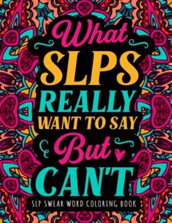 Get [EPUB KINDLE PDF EBOOK] SLP Swear Word Coloring Book: A Humorous & Relatable Speech Language Pat