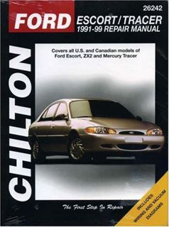 [Get] [PDF EBOOK EPUB KINDLE] Ford Escort and Tracer, 1991-99 (Chilton Total Car Care Series Manuals