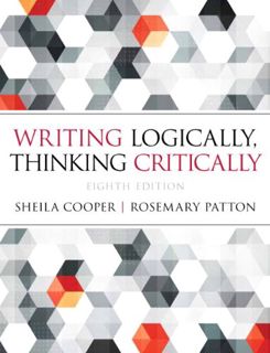 [GET] [KINDLE PDF EBOOK EPUB] Writing Logically Thinking Critically by  Sheila Cooper &  Rosemary Pa