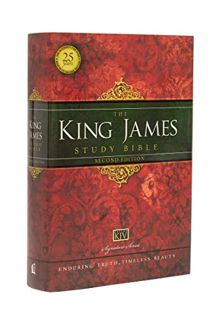 [GET] PDF EBOOK EPUB KINDLE KJV Study Bible, Large Print, Hardcover, Red Letter Edition: Second Edit