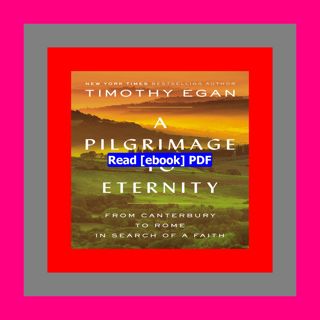 Read [ebook] [pdf] A Pilgrimage to Eternity From Canterbury to Rome in