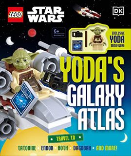 Read [EBOOK EPUB KINDLE PDF] LEGO Star Wars Yoda's Galaxy Atlas: With Exclusive Yoda LEGO Minifigure
