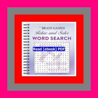 Read [ebook](PDF) Brain Games - Relax and Solve Word Search (Purple)