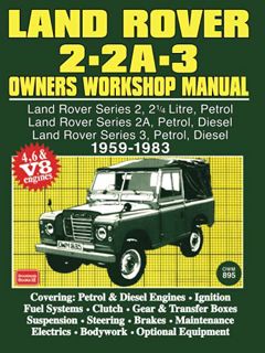 ACCESS [EBOOK EPUB KINDLE PDF] Land Rover 2 - 2A - 3 1959-1983 Owners Workshop Manual (Autobook Seri